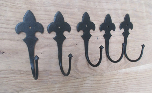 Rustic iron coat hook