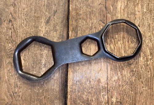 Vintage hub nut - vintage, wrench
