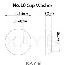 No.4, 6, 8,10,12 SOLID BRASS