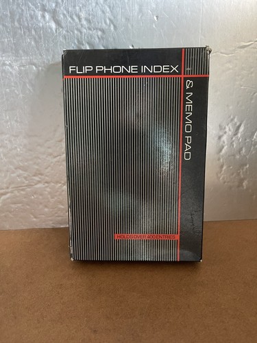 Retro flip phone index memo - retro,