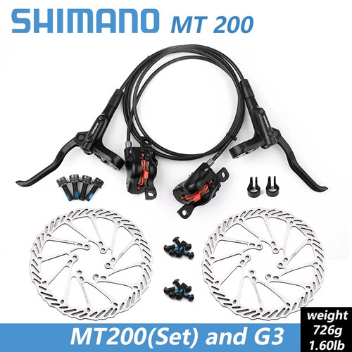 Shimano mt200 hydraulic - br, bl