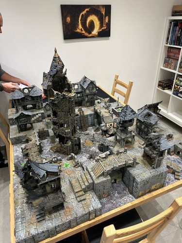 Large ruined tower wargaming - tower,