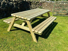 Wooden Picnic Bench/Table, Heavy Duty Pub Bench, Picnic table & Bench Set