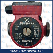 Central Heating Pump 15 - 50/60 Grundfos UPS with housing &new washer