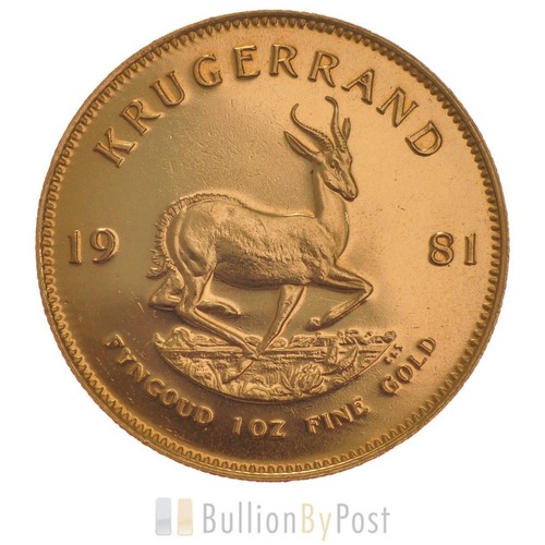 1981 1oz gold krugerrand - 1981,