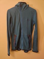 Klattermusen 100% Organic Cotton Kvaser Hoodie Sz Small Blue