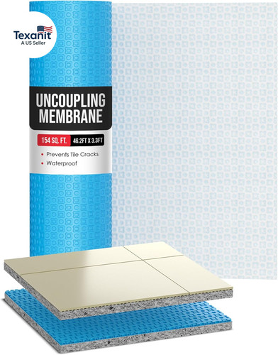 Uncoupling membrane tile - uncoupling,