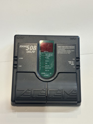 Zoom 508 guitar echo delay