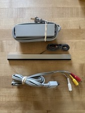 Original OEM Nintendo Brand Wii Power Cord, AV Cable, Sensor bar Bundle - TESTED