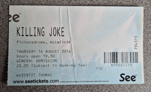 Used concert ticket - used,