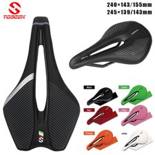 TOSEEK Mountain Road Bike Saddle Ultralight Comfort Bicycle Carbon Seat Cushion