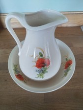 Ceramic Jug & Bowl Set –