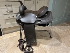Wintec western saddle brown