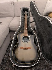  Ovation Celebrity CS 157 Acoustic Electric Guitar 1990s with Hiskox Hard Case