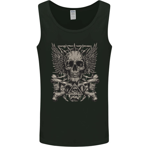 Heavy metal skull - metal, music
