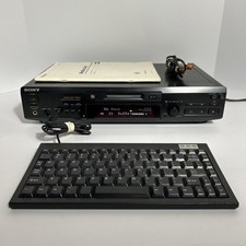 SONY Minidisc MDS-JE320 Home Recording Mini Disc Deck With Keyboard & Manual