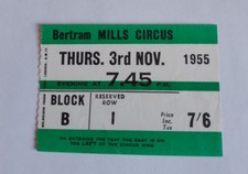 1955  BERTRAM MILLS CIRCUS