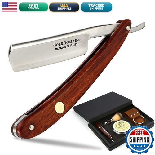 Straight razor gold - razor, dollar