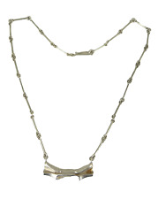 Lapponia Vintage Modernist Necklace 925 Silver 1985 Chain B. Weckström Necklace