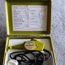 Vintage Burgess Powerline Electric Engraver 2-Speed Model 72, some Accessories