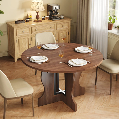 Extendable dining table wooden - dining,