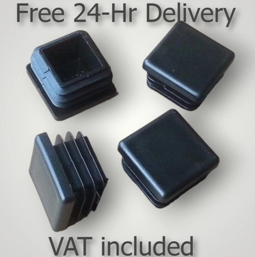 25x25mm square plastic end - 25x25mm,