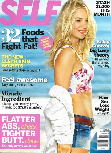 Kaley cuoco self magazine - cuoco,