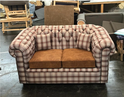 Chesterfield bonded leather - bonded,
