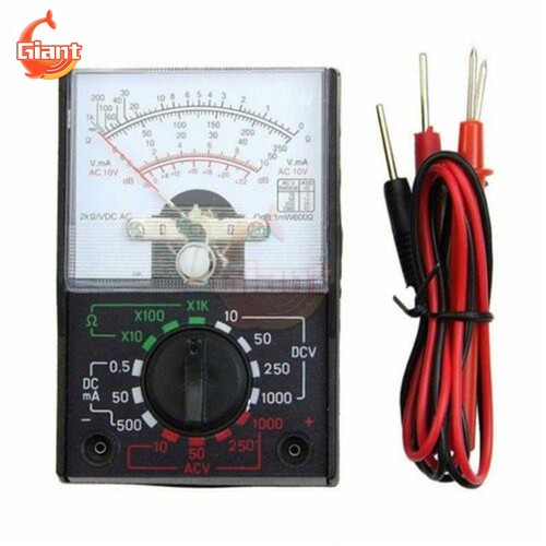 Analog multimeter ohm volt - multimeter, dc