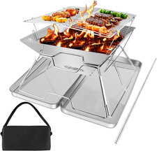 Foldable Fire Pit Grill