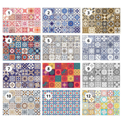Traditional tile transfers - traditional,