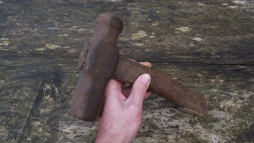 Antique giant blacksmith ball - giant,