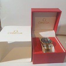 Omega Watch Box Red Leatherette Case