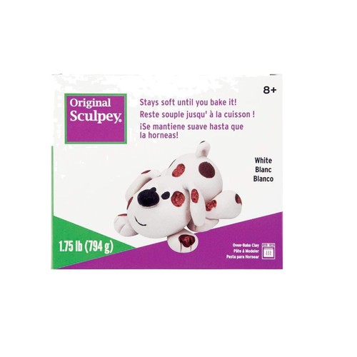 Sculpey white oven bake - sculpey,