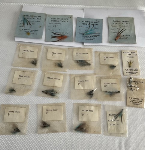 Vintage farlows salmon flies - vintage,