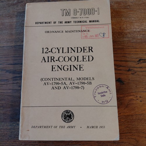 Vintage patton tank - patton, engine