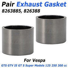 2X Exhaust Gasket For Vespa GTS GTV IE GT S Super Models 125 250 300 cc Silencer