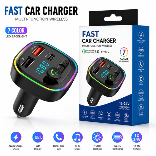 Bluetooth wireless car fm - wireless,