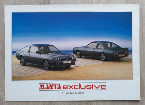 Opel manta exclusive - opel, gt/e