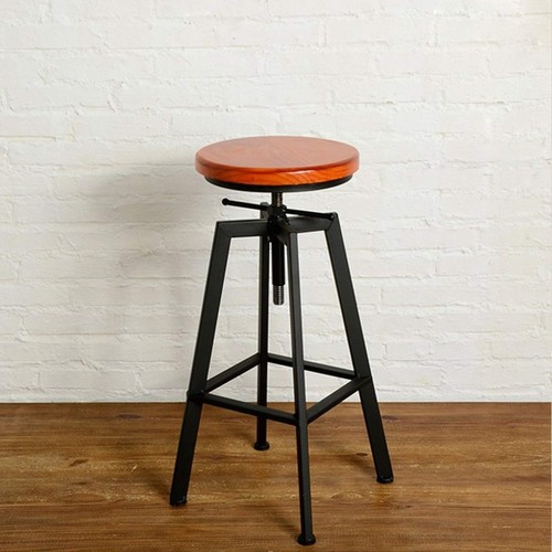 Stool metal wooden - stool,