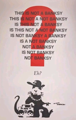 Not banksy this a - is,
