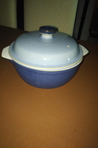 Denby blue jetty serving - jetty, dish
