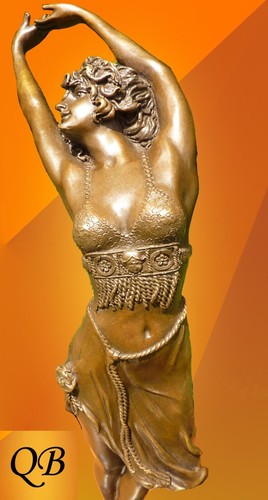 Art deco bronze figurine - art,