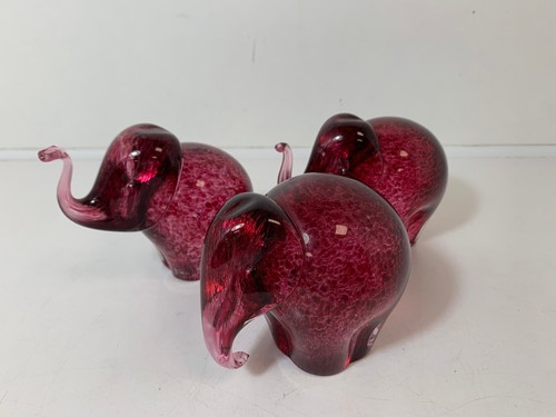 Wedgwood glass elephant - wedgwood,