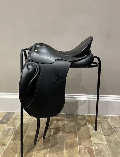 Black leather 5inch - black, horse