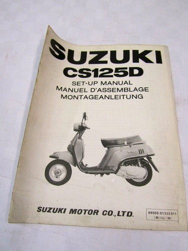 Suzuki cs125d set - cs125d, set-up