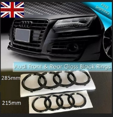 Set audis gloss black badge - set,