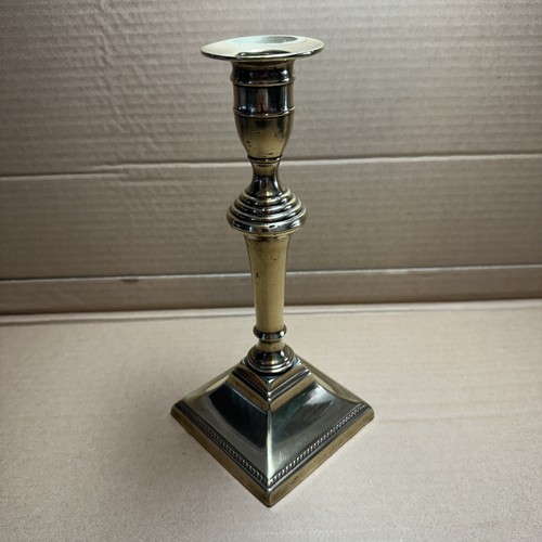 Vintage brass candlestick - vintage,