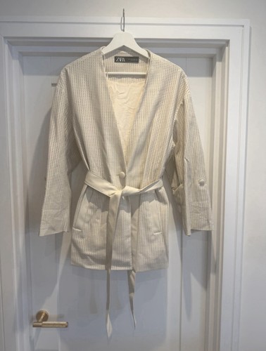 Zara cream leather