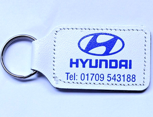 Hyundai printed white leather - printed,